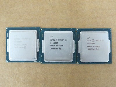 Intel Core i5-6500T Processor 2.50GHz LGA 1151 Lot of 3 CPU Skylake