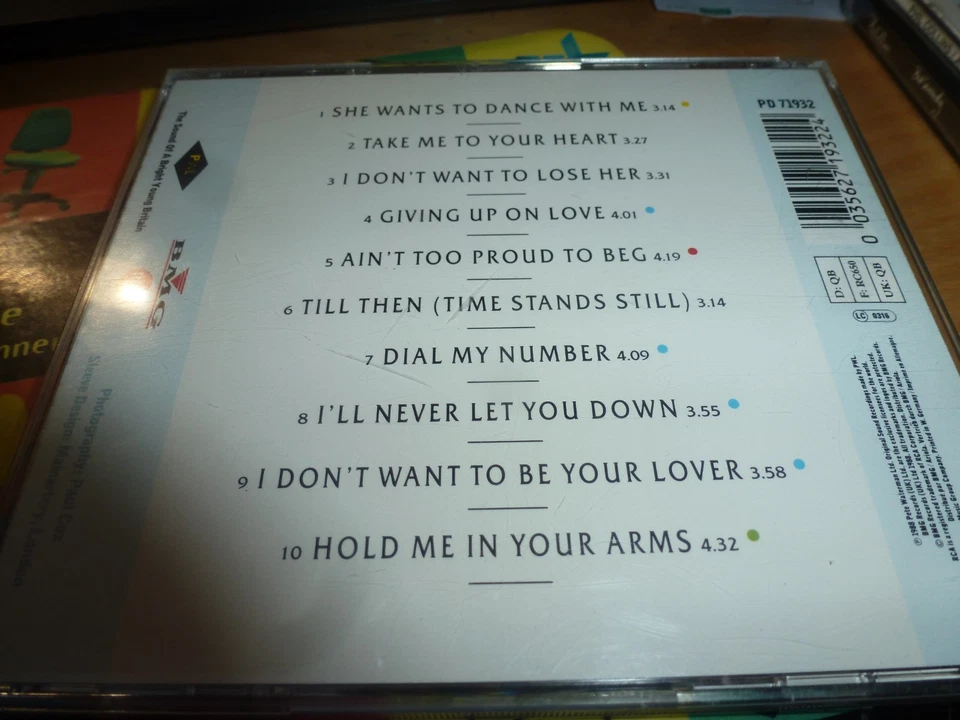 Rick Astley CD Hold me in your Arms - Bild 2 von 2
