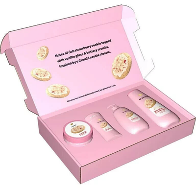 Cookie Crumbl Dove X Strawberry Crumb Cake Limited Edition Box Set