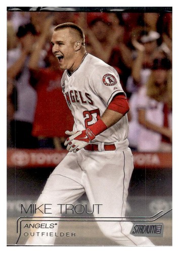Mike Trout #135 2015 Stadium Club card