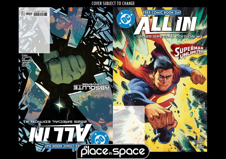 FREE COMIC BOOK DAY 2025 (FCBD) DC ALL IN ABSOLUTE UNIVERSE #1A
