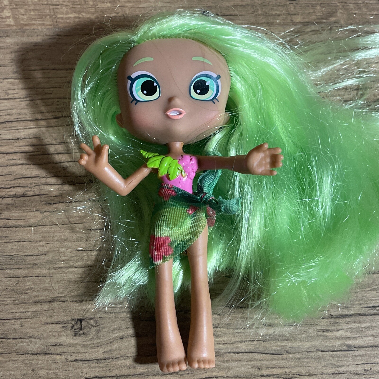 Shopkins Beach Style Shoppies 5&rdquo; Doll Palmela Tree Green Hair