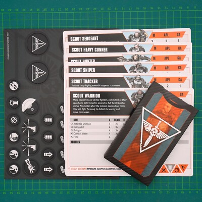 Warhammer 40.000 Kill Team: Salvation Scout trupp Katen und Marker Pack #15890