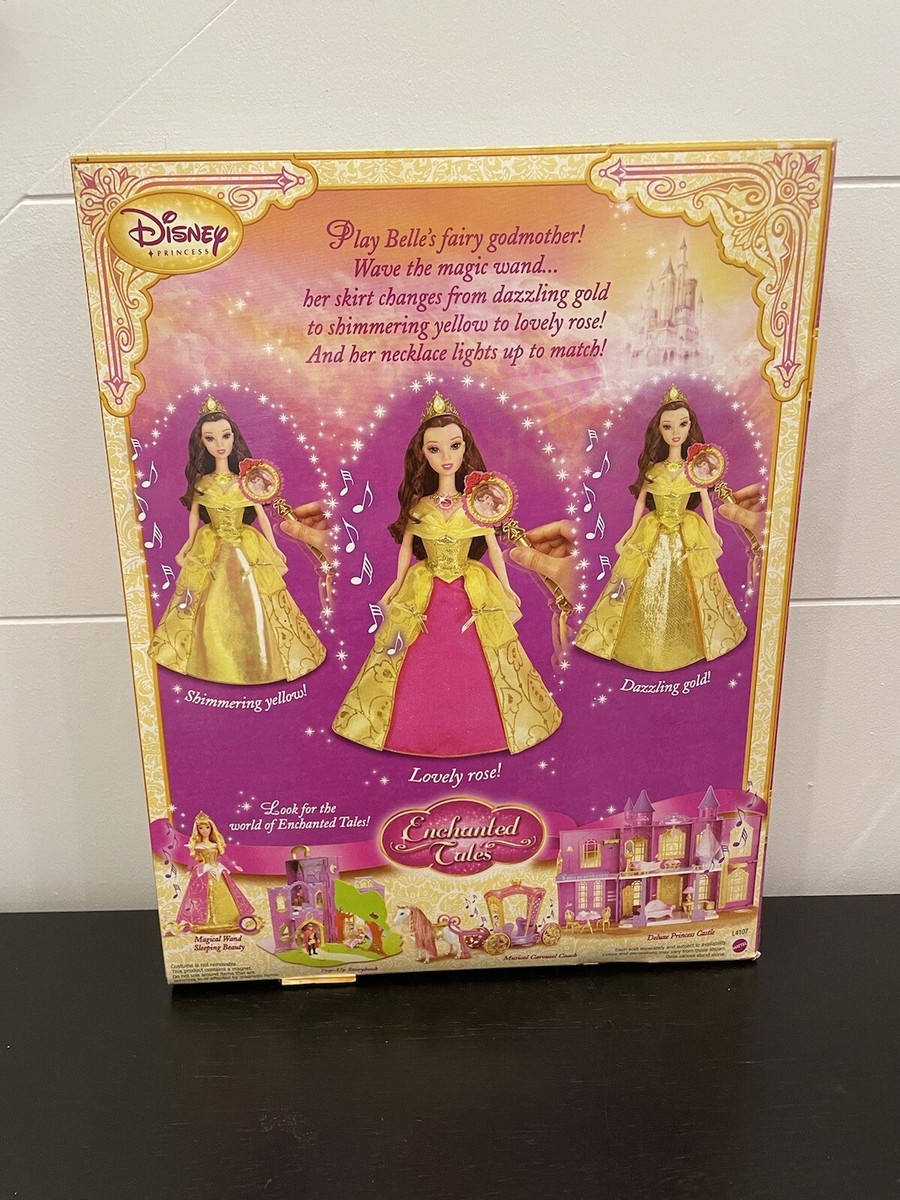 NRFB 2007 Disney Enchanted Tales Magic Wand Belle Mattel