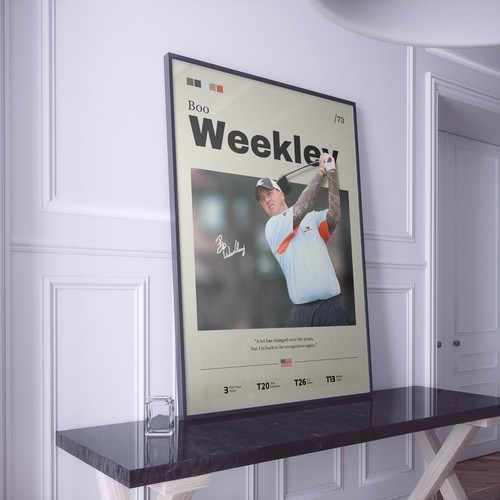 Boo Weekley poster, Golf fan gift, Golf print, Boo Weekley Fan Gift - Picture 5 of 10