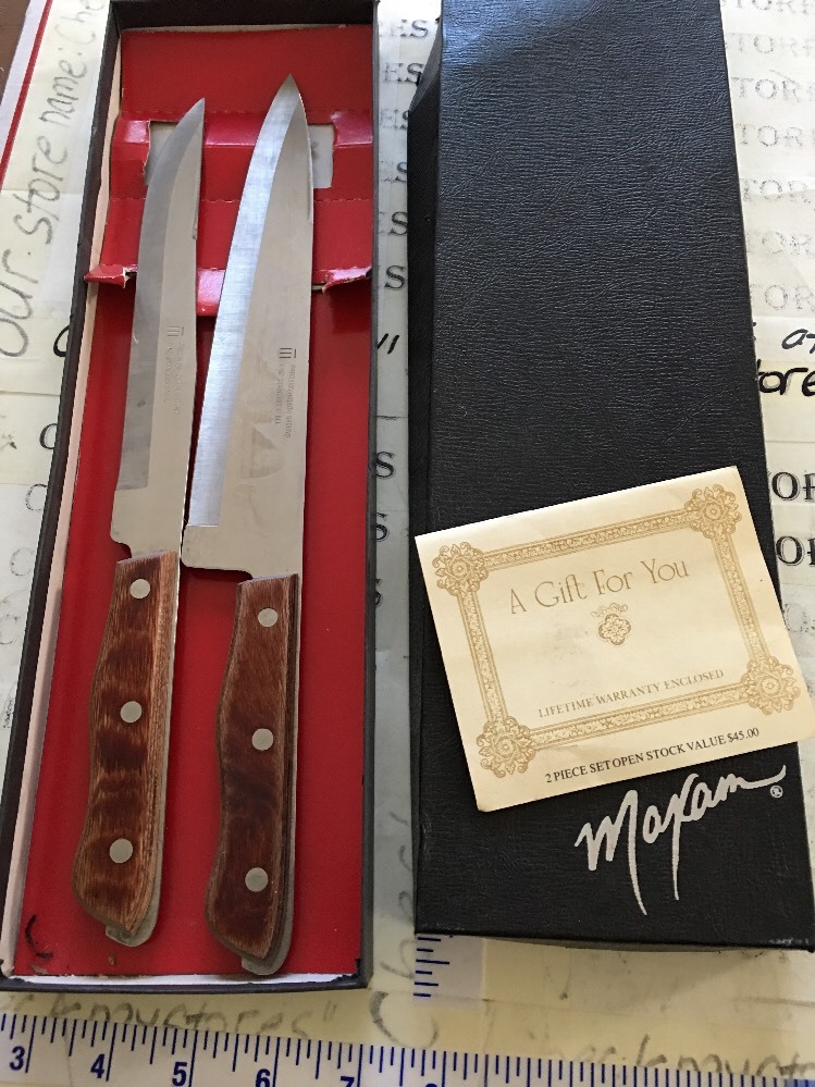 【美品】Maxcatch フライフィッシングセット 6ft 2wt VTG Maxam 2-Piece Precision Hollow Ground Stainless Chef Carving