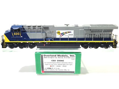 Overland OMI CSX GE C60AC CSX Transportation Diversity #699 HO Brass #6586.1