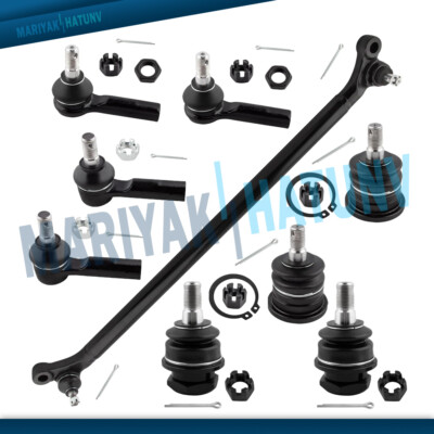 Front Inner Outer Tie Rod Ball Joint Center Link For 2000 - 2004 Xterra Frontier