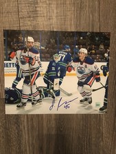 Joe Gambardella Bakersfield Condors Edmonton Oilers Autographed 8 X 10 Photo COA