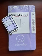 new tcmc the coffee monsterz co Emoti Leuchtturm1917 Pocket Notebook Lilac Bonus