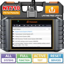 FOXWELL NT710 Porsche Diagnostic Scanner Bidirectional OBD2 Tool ECU Coding Oil