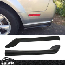 Universal 20in Rear Bumper Spats Side Apron 2Pc HT Style Splitter Extension - PU