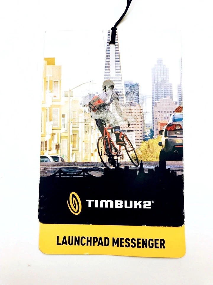 Timbuk2 Launchpad Messenger Laptop Bag 15" Mac 455-4-2103 Black/Grey - Image 4 of 4