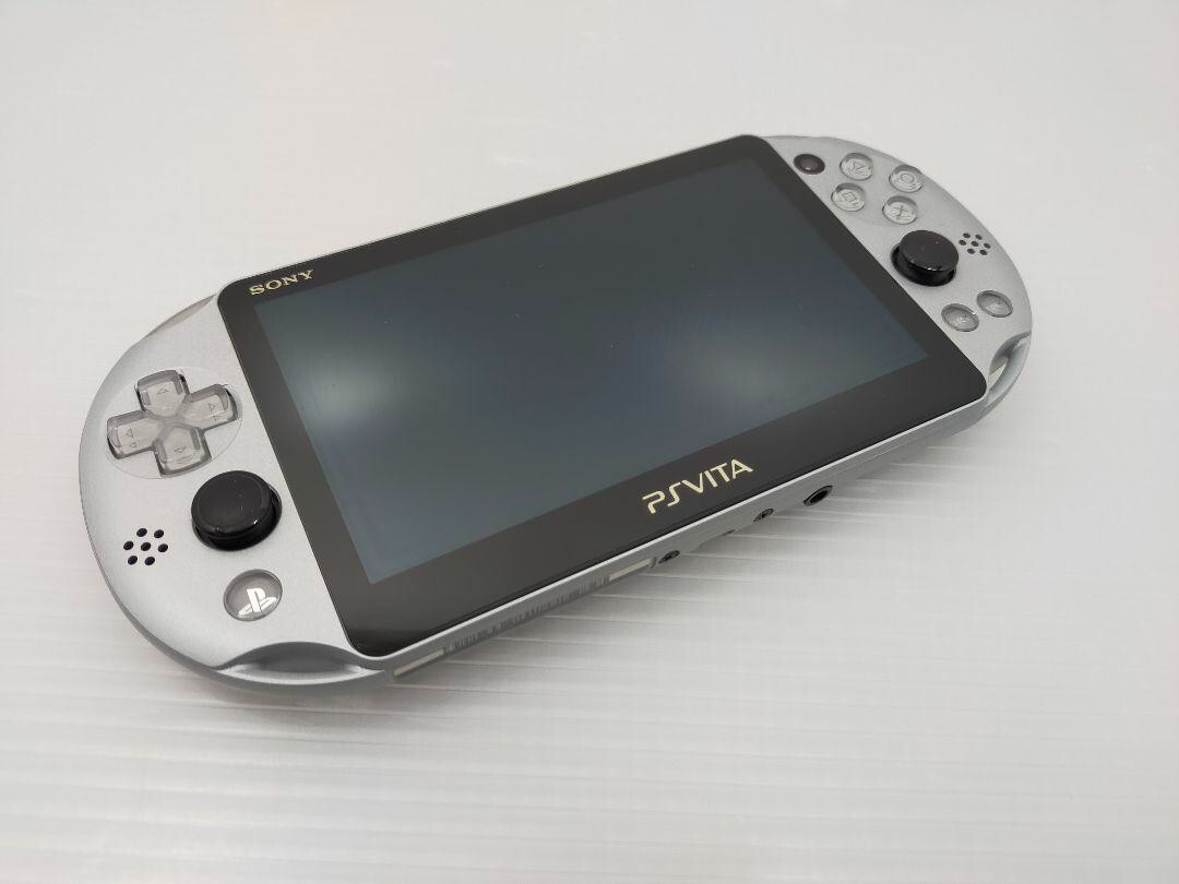 SONY - PSVITA シルバー PCH-2000 Sony PlayStation Vita 64 GB Silver Handheld System for sale