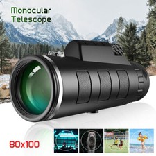 Telescope Super Power 80X100 Portable Night Vision Monocular Binoculars Hd