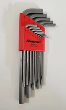 Snap On Tools L-shaped HEX SAE Wrench Set w/Holder -13 keys 1/20-3/8" NEW!!!