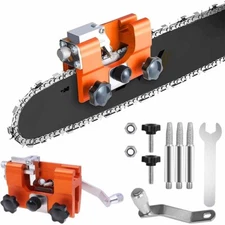 Chainsaw Chain Sharpening Jig Portable Hand Crank Timberline Sharpener Tool Set