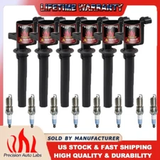 DG500 6X Ignition Coil & 8x Spark Plug For Ford Mercury Mazda 3.0L V6 2 C1458 US
