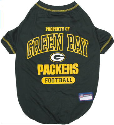 green bay packers dog shirt