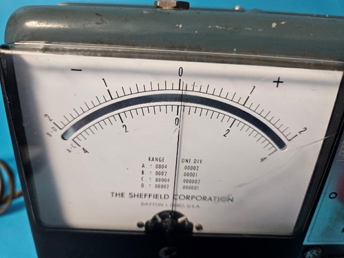 VINTAGE SHEFFIELD DAYTON ACCUTRON TRANSISTOR MODEL 510 METER GAUGE RARE - Picture 3 of 14