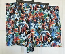 APT. 9 Multicolor Tropical Floral Print Rayon Shorts Women's Size XXL - NWT