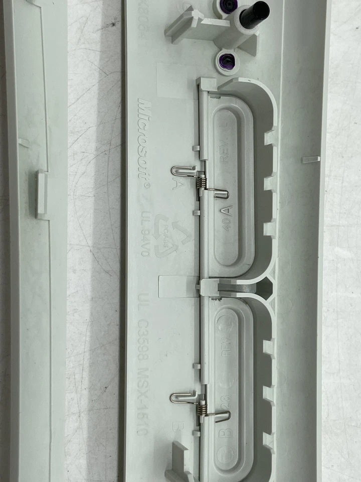 Consola Microsoft Xbox 360 Placa frontal de repuesto OEM blanca envío gratuito Foto 3 de 4