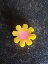 VTG Yellow Pink Flower Collectible Eraser FREE COMBINED SHIPPING