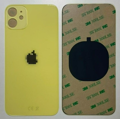 iPhone 11 Backcover Pokrywa baterii Tył Szkło Duża dziura Duża otwór na aparat Top - Zdjęcie 12 z 12
