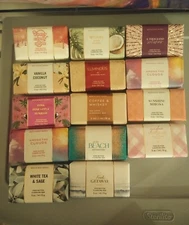Huge Lot Rare Bath & Body Works Shea Butter 14 Soap Bars 5 oz Wash Beauty BBW
