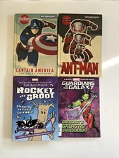 Lot Of 3 Marvel Avengers And Guardians Of The Galaxy Chapter Books HC/PB