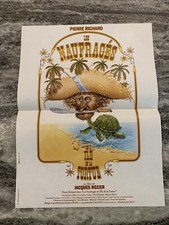 P Richard THE CASTAWAYS OF TURTLE ISLAND Jacques Rozier 1976 FRENCH POSTER 16x24