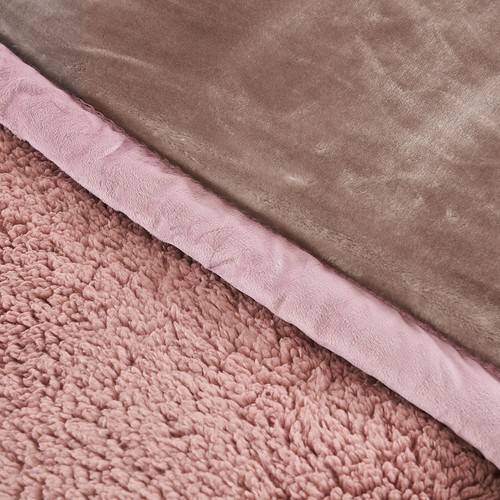 Winter Bed Blankets Queen King Super Soft Sherpa Blanket 3 Ply Quilt With 2 Sham - Picture 89 of 91