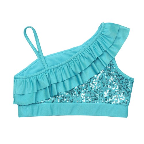 Kids Girls Shirt Dance Camisole Yoga Top Jazz Dancewear Sleeveless Vest Modern - Picture 39 of 73
