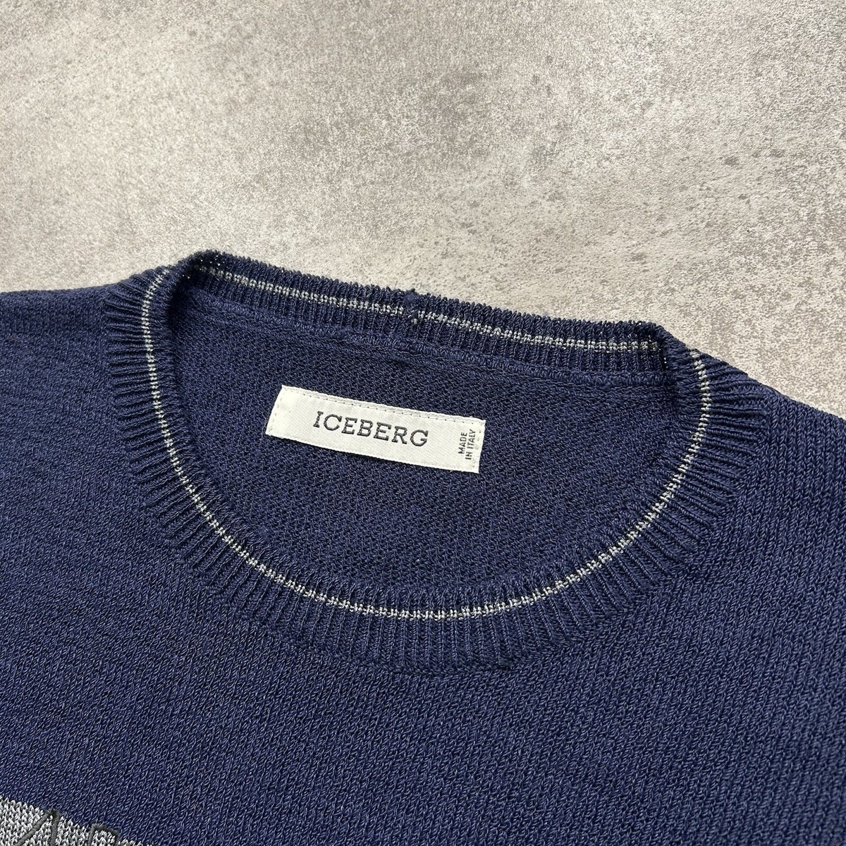 ICEBERG セーター　ミッキー VTG 90s ICEBERG HISTORY DISNEY MICKEY MOUSE KNIT SWEATER M