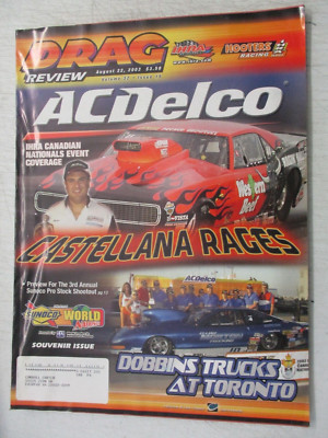 IHRA DRAG REVIEW MAGAZINE AUG 22, 2003 CANADIAN NATIONALS CLAY MILLICAN WERNER