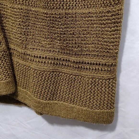 Cárdigan MNG Suelto Tejido Línea Larga Para Mujer 3XL Tostado Boho Retro Años 90 Y2K Informal Foto 4 de 4