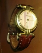 WOMENS FOSSIL WRISTWATCH LEATHER BAND