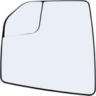 Driver Left Side Mirror Glass Fits 15-20 Ford F150 Spot Lens Backing Plate Heat