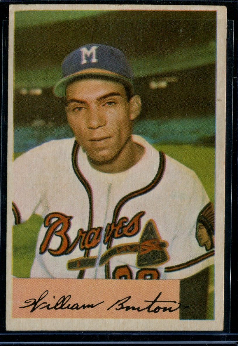 1954 Bowman #224 Bill Bruton EX LOOK! | eBay