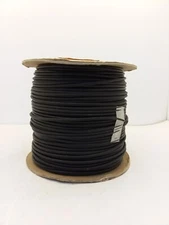 ALPHA WIRE CORP MIL-I-361D/F/U Black PVC WIRE HARNESS TUBING SIZE #10 500' ROLL