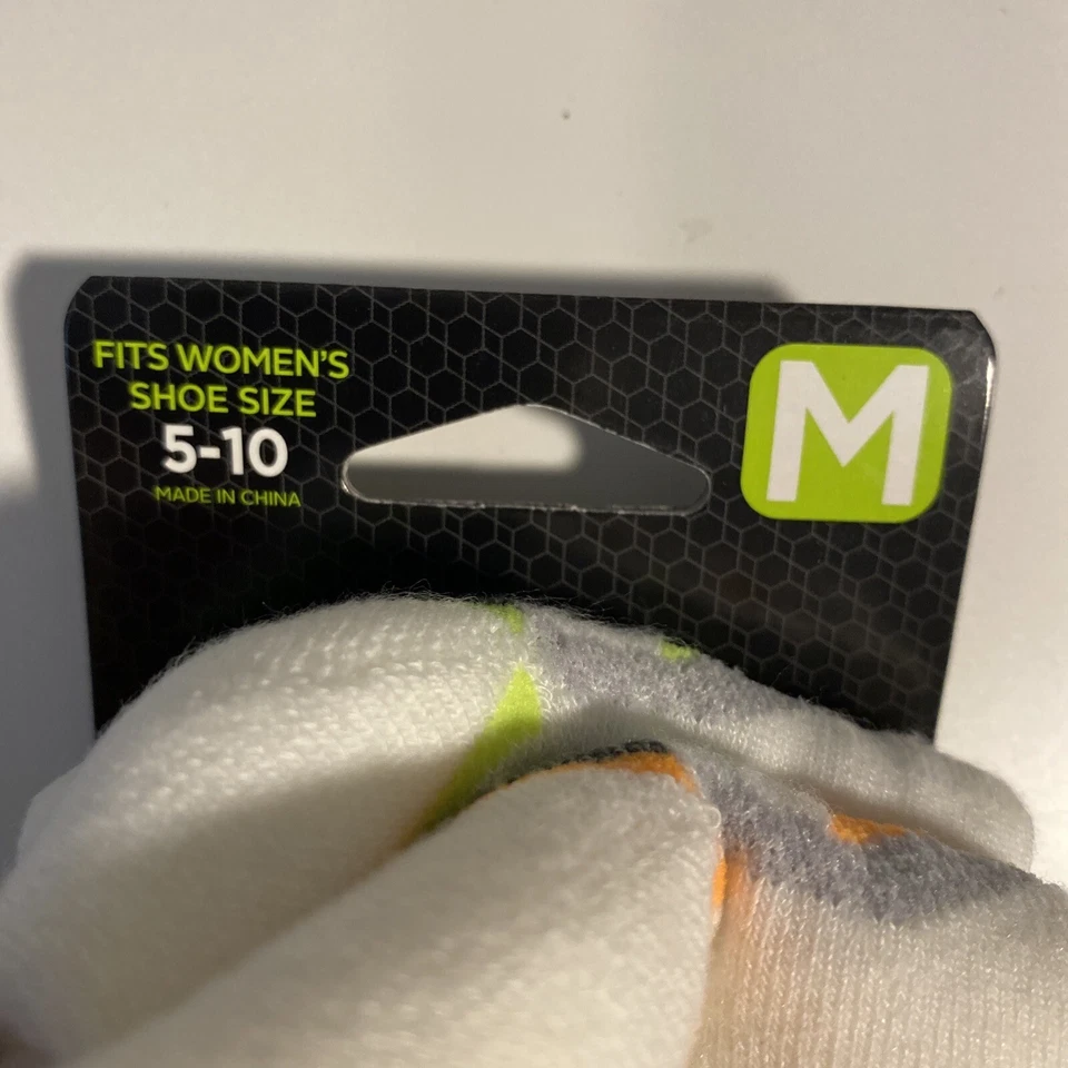 SOFSOLE Mujer Todo Deporte Equipo Calcetines Zapato Talla 5-10 Mediano Naranja/Amarillo 2 Pares Foto 3 de 4