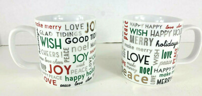 The Cellar ~ Holiday Sayings Sentiments ~ (2) Mugs