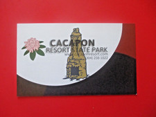 vtg - Golf Scorecard - CACAPON RESORT GOLF COURSE gc - Berkeley Springs WV