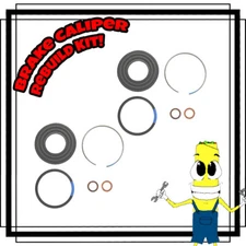 Rear Disc Brake Caliper Rebuild Repair Kit for Mazda 929 1992-1995 (see chart)