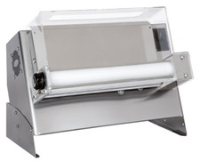 Pizzateigausroller Teigausroller 1 Rolle bis 30 cm Pizzen Metallzahnräder NEU