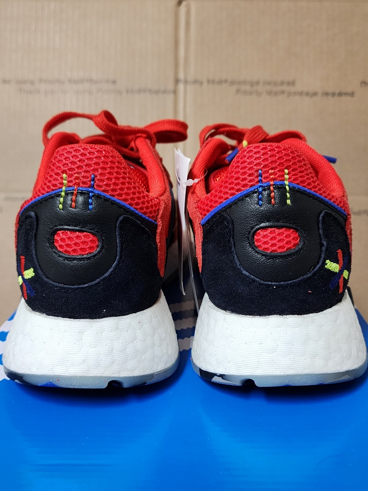 Adidas Boost Tresc Run Size 5 MEN / WOMEN 6 / Red EE5687 Comfort Athletic Shoes