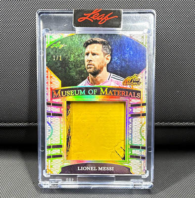 Leaf 2026 Art of Sport Museum of Materials MM-20 Lionel Messi Memo 1/1