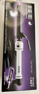 Hot Shot Tools Black Pearl 1 Ceramic Titanium Curling Iron - BRAND NEW IN BOX!!