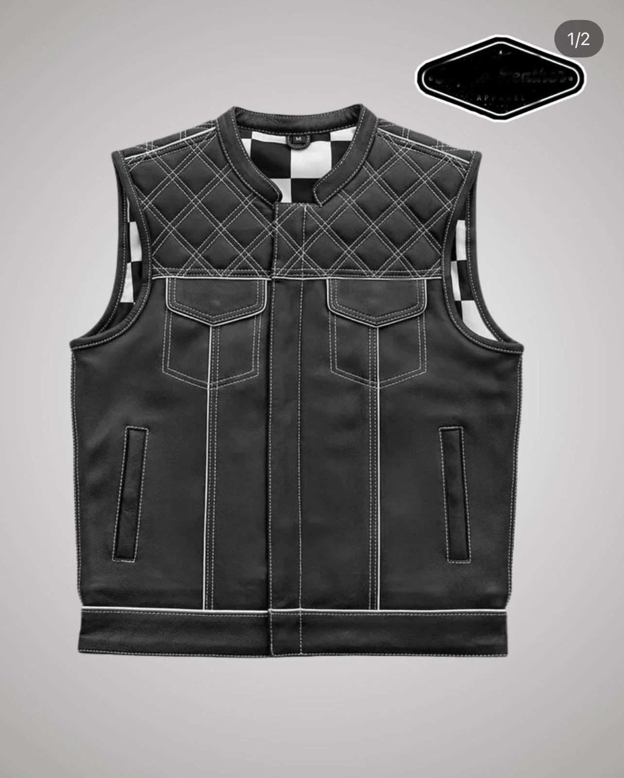 Men's Leather Vest Jacket cowhide leather | Bomber Style, Jackets for Mens