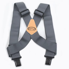 5 120Cm Adult Mens Suspenders Elastic Widen Men'S Braces Adjustable X-Type Strap